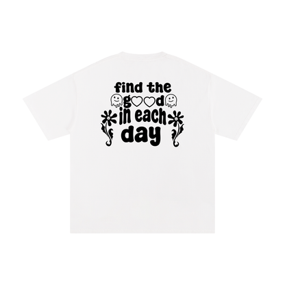 Always Grateful Co,Live Life Inspire Others,Find the Good Tee,Positivity t-shirt,6.8 oz cotton tee,Retro inspired design,Motivational quote shirt,Everyday wear streetwear